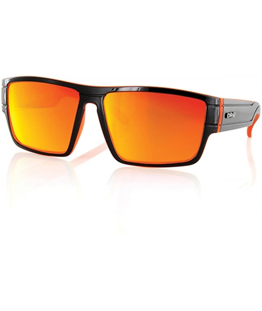 Sport Sublime Sunglasses - Black/Orange Polarized Iridium - CI11VLVFXFL $72.87