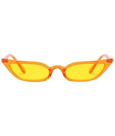 Rectangular Classic Polarized Sunglasses for Men UV400 Protection Outdoor Glasses - Yellow - C7199AMCDKW $18.08