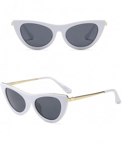 Wayfarer Classic Lenses High Level of Clarity Designer Sunglasses for Women Holiday - White - CI18G82668A $20.64