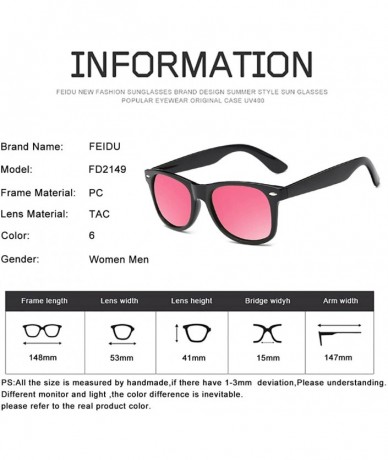 Rimless Polarized Sunglasses for Men Retro - Polarized Retro Sunglasses for Men FD2149 - 5.3-pink - CC18M3Z4RRL $19.10