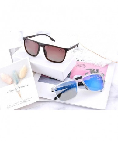 Rectangular Men's Fishing Sunglasses Outdoor Polarized Driving Glasses TR90 Lightweighted Frame-TY2003 - CK1939OHHD3 $33.40