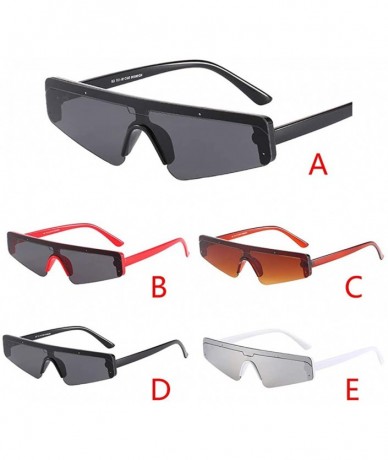 Sport Polarized Sunglasses for Women Men Vintage Frame 100% Protection Sport Driving Eyewear - White - C018OQIW59U $17.93