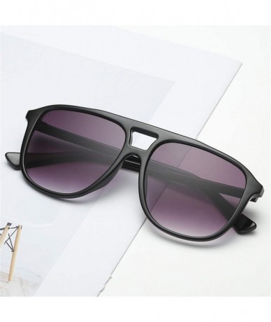 Oversized Sunglasses for Men Women Fashion Polarized Metal Mirror Protection Womens Sunglasses - A - CO18T2O9GND $17.63