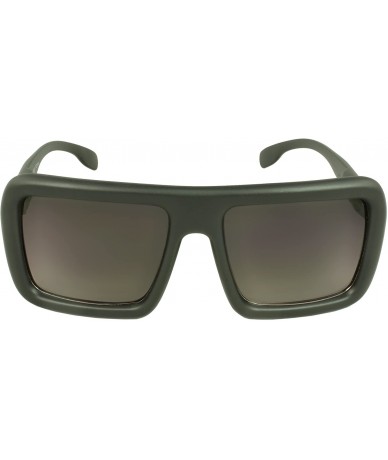 Square TU9317 Square Fashion Sunglasses - Matte Black - CN11DN2BPO9 $18.70