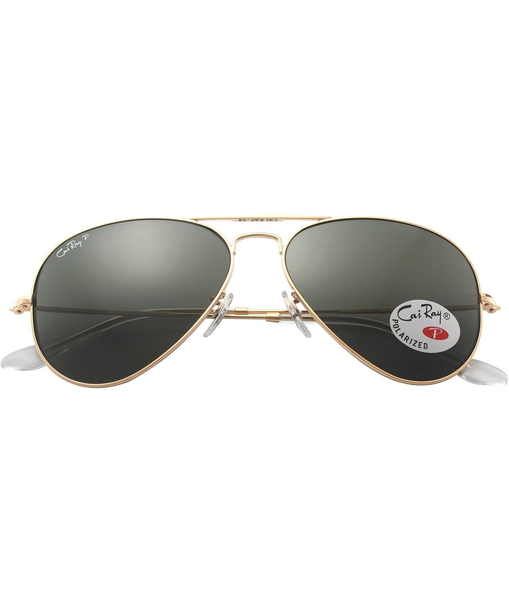 Aviator Classic Trend Sunglasses- Polarized Lenses- 3025 P- 100% Effective Isolation UVA/UVB - CG18EGGL7G8 $67.14