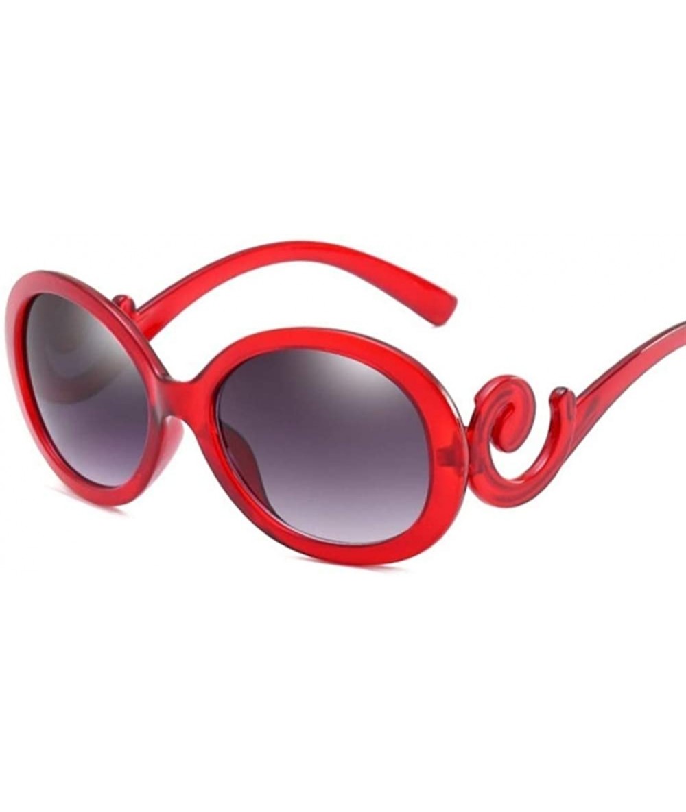 Sport BLACK Plastic Small Sunglasses Ladies Sexy Crystal Vintage Tiny Sun Glasses For Women - Red - CE199OLYDSM $17.26