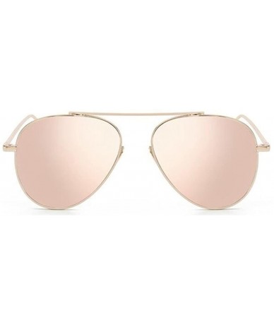 Rimless Men Pilot UV400 Sunglasses Women Vintage Sun Glasses Eyewear - Pink - CO182DM083U $19.99