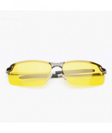 Rimless Protection Sunglasses Rimless Transparent Glasses - Gray - C718YSL2R6C $17.39