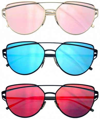 Aviator Bundle Of Sunglasses In Bundles 3 Pairs Of Flat Len Mens Womens Sun Glasses EE04 - CO18NEKYD04 $43.18