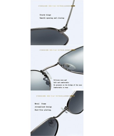 Sport Men's and Women's Sun- UV Protective Sun- Driving Polarized - Metal Full Frame Sun- CZ194OT7A48 $65.40