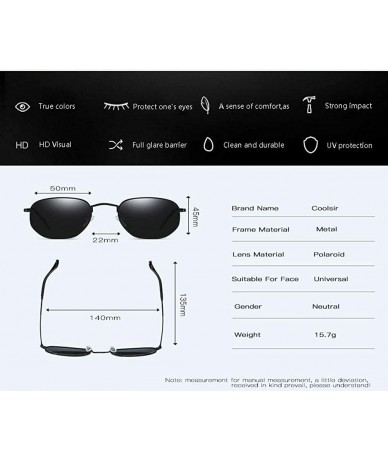 Sport Men's and Women's Sun- UV Protective Sun- Driving Polarized - Metal Full Frame Sun- CZ194OT7A48 $65.40