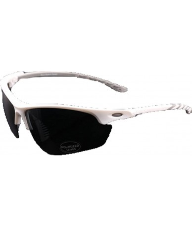 Sport Polarized Sunglasses Interchangeable Cycling Baseball - White - CF184K8HQQZ $97.23