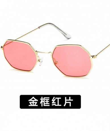 Aviator Fashion Ladies Retro Eye Classic Women Sunglasses Tinted Color Lens Small Square Frame Sun Glasses - 8 - CH198ZR8ELK ...