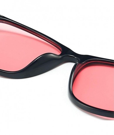 Square Ultralight Photochromic Sunglasses Polarized Discoloration - Pink - CJ18Z0E8D4U $30.62