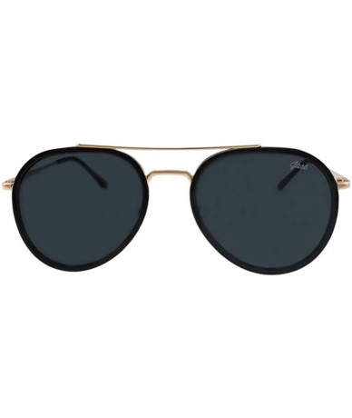 Aviator New York Stark Aviator Sunglasses - Black - CY196Q4HE88 $43.09