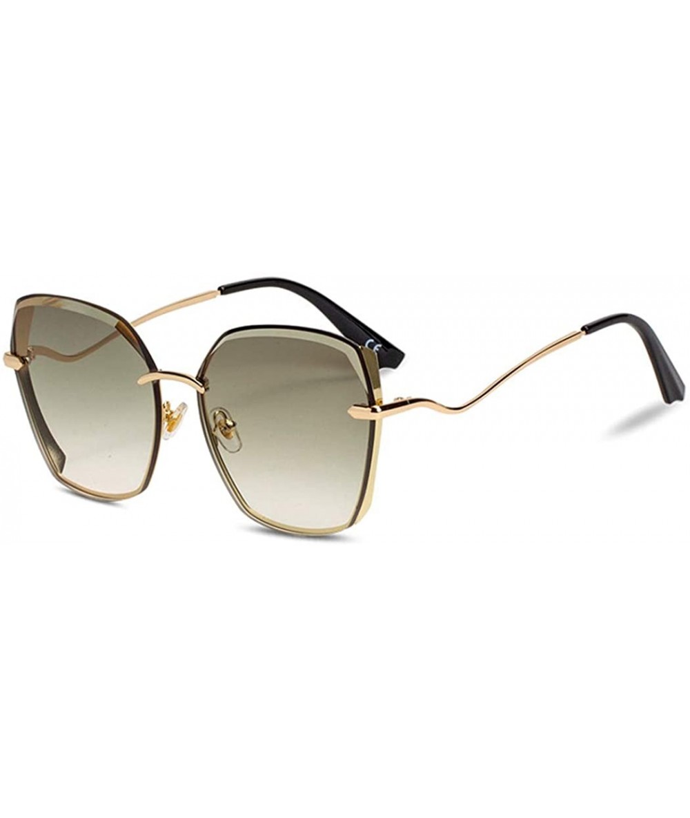 Aviator Classic fashion frameless sunglasses - metal frameless classic aviator glasses - C - CC18SC7YTID $76.02