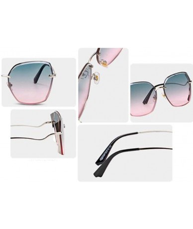 Aviator Classic fashion frameless sunglasses - metal frameless classic aviator glasses - C - CC18SC7YTID $76.02