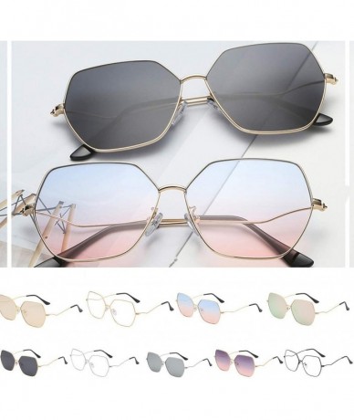 Semi-rimless Sunglasses Polarized Protection - I - CJ194XRQ622 $18.49