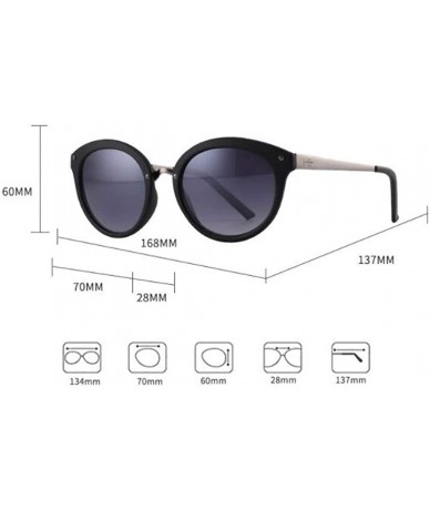 Aviator Fashion sunglasses - PC alloy anti-UV female sunglasses - D - CS18RXZTI95 $87.75