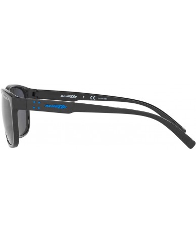 Rectangular Men's An4257 Urca Rectangular Sunglasses - Black/Polarized Grey - CW18R4IM0CR $102.71