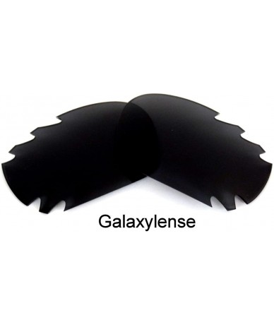 Oversized Replacement Lenses For Oakley Jawbone Black Color Polarized 100% UVAB - Iridium Black - C4128CRFCZH $19.16