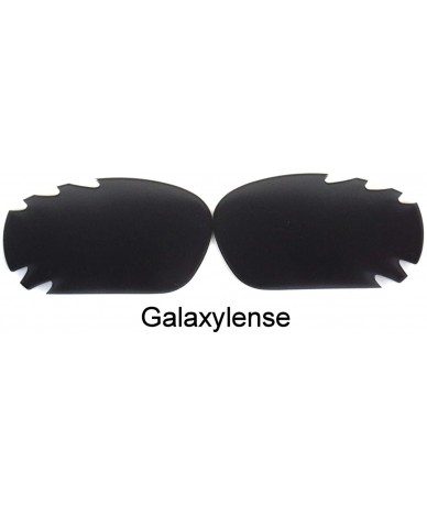 Oversized Replacement Lenses For Oakley Jawbone Black Color Polarized 100% UVAB - Iridium Black - C4128CRFCZH $19.16