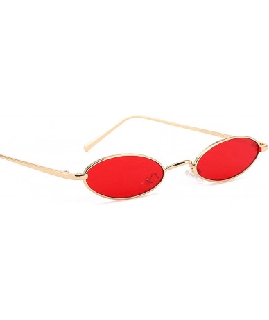 Aviator Polarized Sunglasses Glasses Protection Festival - Gold Red - CD18TQX03KU $33.55