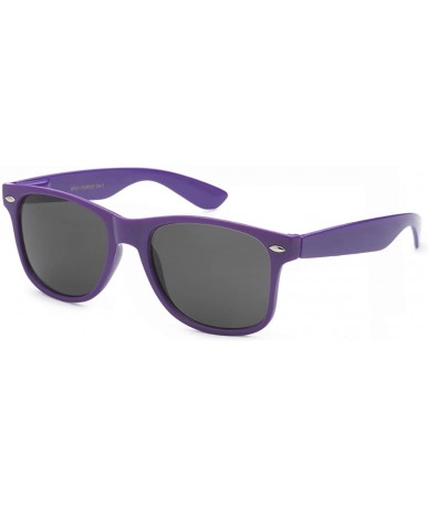 Wayfarer Sunglasses Classic 80's Vintage Style Design - Purple - CL11JWUDLAV $18.24