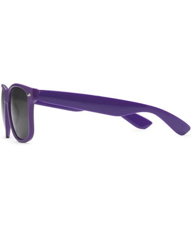 Wayfarer Sunglasses Classic 80's Vintage Style Design - Purple - CL11JWUDLAV $18.24