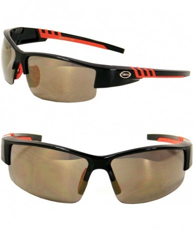 Sport Comfort Fit All Sports Performance Sunglasses SA7922 - Orange - C511KH4KZ6Z $18.66