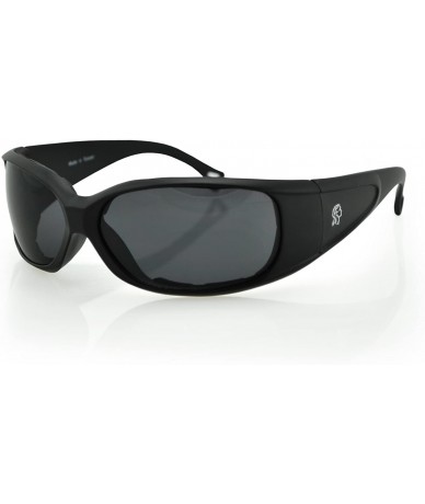 Round Closed Cell Foam Colorado Sunglass with Smoked Lenses - Matte Black Frame with Smoked Lens - CP115LTFKJN $32.84