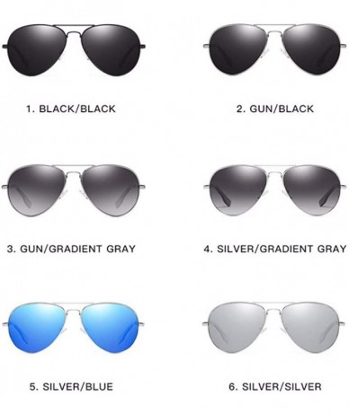 Aviator Sunglasses Male Polarizer Classic Pilot Sunglasses Driver Sunglasses Female - D - CH18Q6ZN042 $48.66