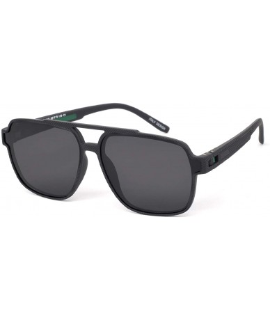 Aviator Polarized Aviator Sunglasses with UV Protection for Men TR90 Frame Classis Sunglasses Eyewear - Black Green - CF18WOM...