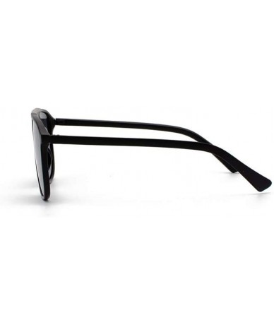 Goggle Sunglasses Polarized Gradient Mirrored - Black - CX18U98Q64O $19.95