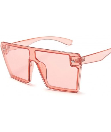 Square Colorful Sunglasses Personality Driving - Pink - CB190MSWU57 $70.91