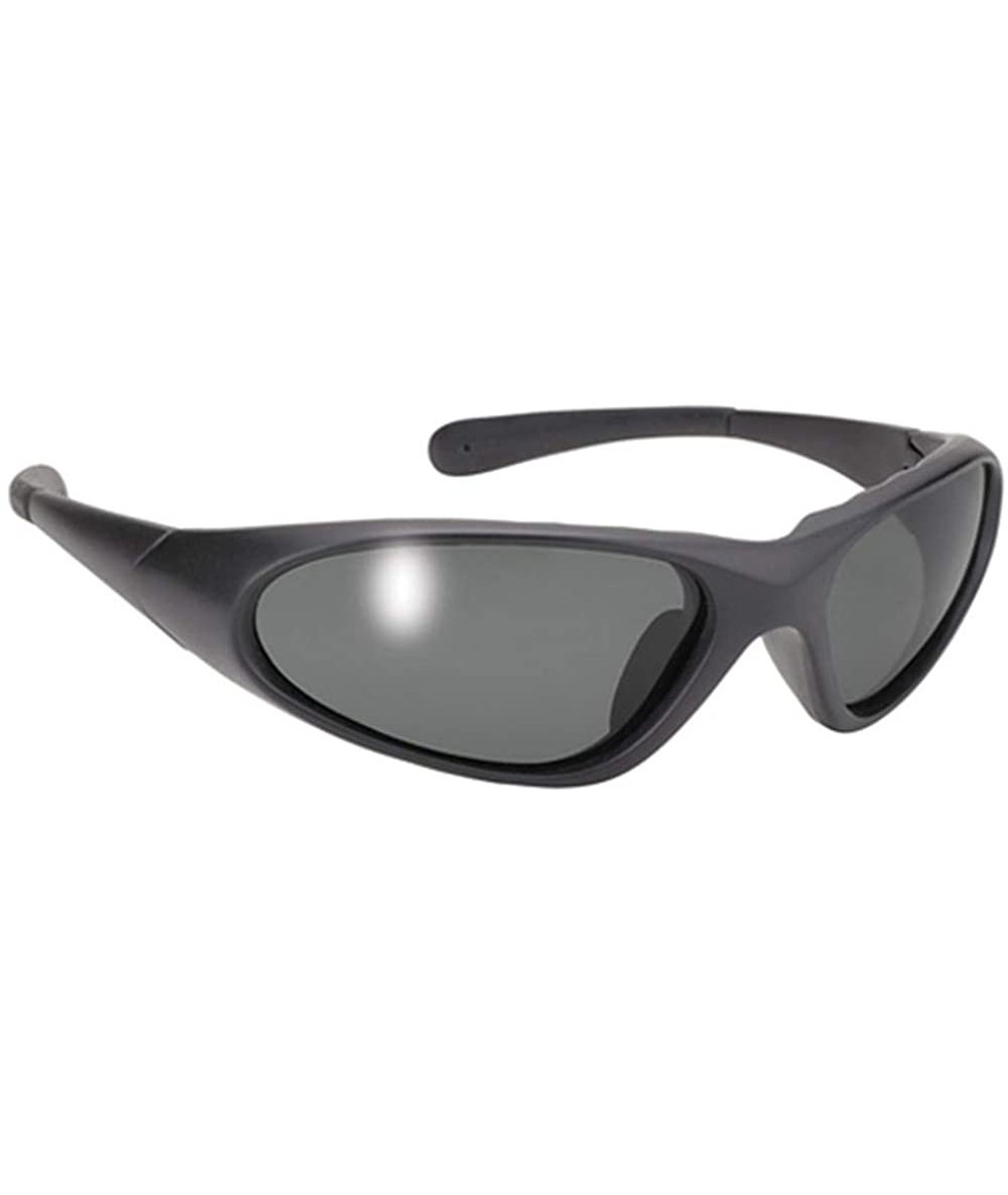 Wrap Blaze Sleek Wrap Around Sport Sunglasses Polarized Grey Lens - CG114833KJZ $24.67