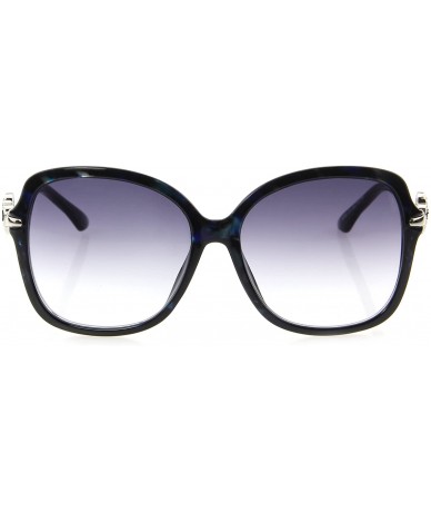 Oversized Oversized Polarized Women's Sunglasses UV400 Protection 505 - Black - CO12FODNFCT $49.89