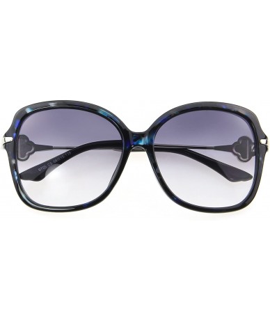 Oversized Oversized Polarized Women's Sunglasses UV400 Protection 505 - Black - CO12FODNFCT $49.89