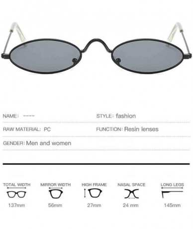 Oval Unisex Sunglasses Shooting Fashion Glasses - A - C5196SQYO63 $17.50