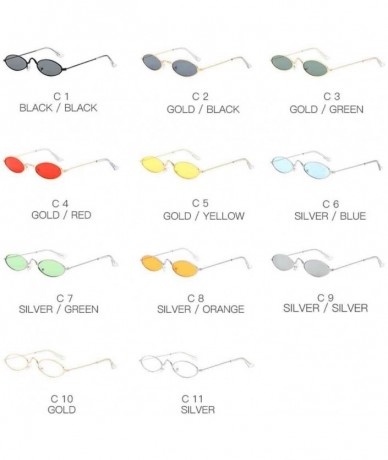 Oval Unisex Sunglasses Shooting Fashion Glasses - A - C5196SQYO63 $17.50