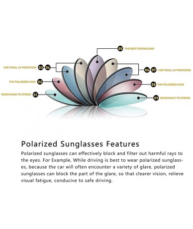 Round Polarized Metal Polygon Sunglasses Stainless Steel Frames Geometric Hexagonal Lens Shade For Women Men - CX18Y4YSH0S $3...