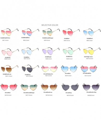 Goggle Sunglasses Women Brand Designer Candy Color Gradient Sun Glasses Outdoor Goggles Party - Gold Night Vision - CP18WCAT2...