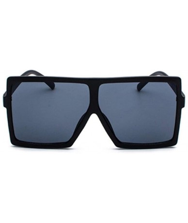 Oversized Oversized Sunglasses Women Men Gradient Lens Shades Sun Glasses Black Other - White - C018YZWKW0T $16.71