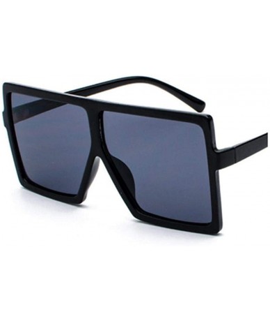 Oversized Oversized Sunglasses Women Men Gradient Lens Shades Sun Glasses Black Other - White - C018YZWKW0T $16.71