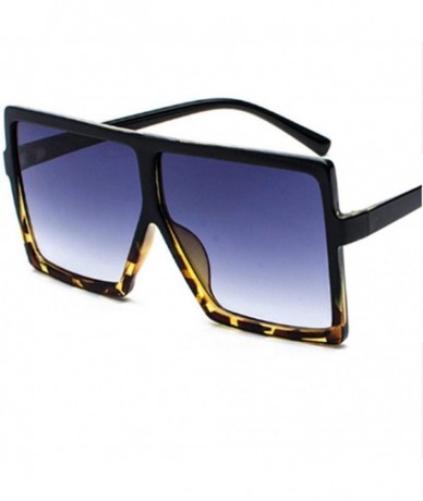 Oversized Oversized Sunglasses Women Men Gradient Lens Shades Sun Glasses Black Other - White - C018YZWKW0T $16.71