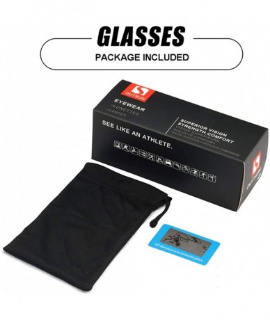 Rimless Polarized Sunglasses Wear Over Prescription Glasses Unisex Wrap Around Sun Glasses - Blue - CI18S5N56HW $33.64