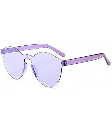 Round Unisex Fashion Candy Colors Round Outdoor Sunglasses Sunglasses - CF199S6L9LZ $34.31