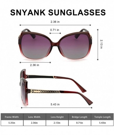 Cat Eye Oversized Sunglasses Polarized Shopping - CO18QCEKNYO $30.30