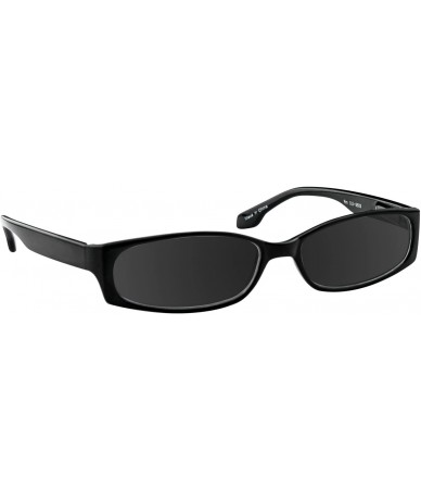 Square Reading Glasses Men Women Dura Tight - Sun-single Black - CF12E0DZU63 $19.01