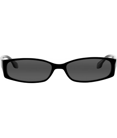 Square Reading Glasses Men Women Dura Tight - Sun-single Black - CF12E0DZU63 $19.01